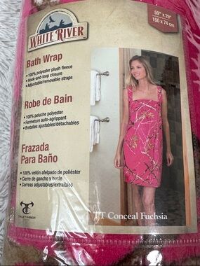🐝 NWT White River Bath Wrap